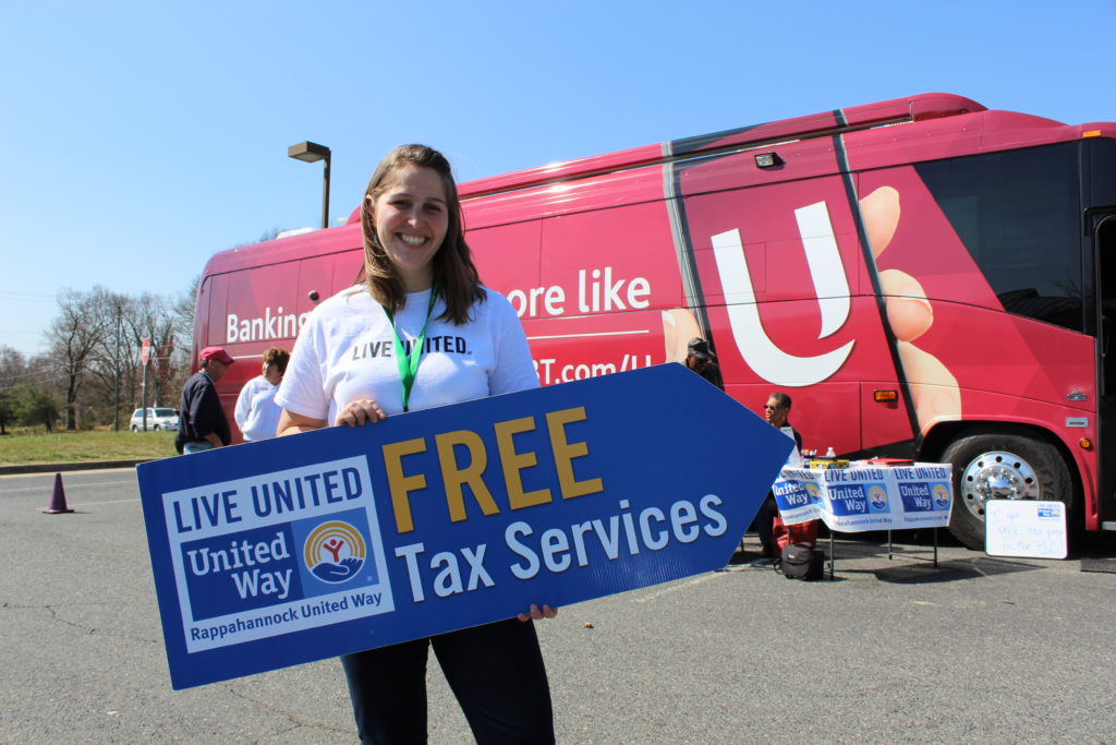 BB&T Tax Bus Spotsylvania DSS Offices Rappahannock United Way
