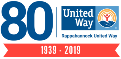 Rappahannock United Way 80th Anniversary Logo - link to home page