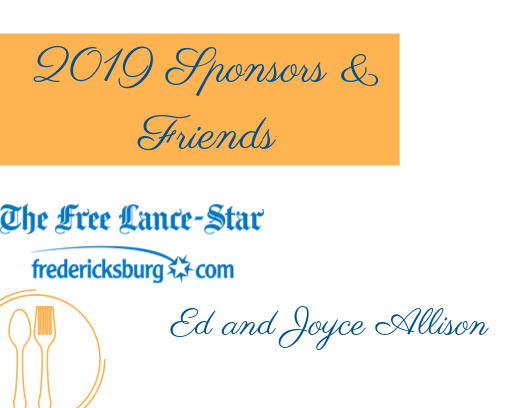 2019 Sponsors and Friends: Free Lance Star and Ed and Joyce Allison